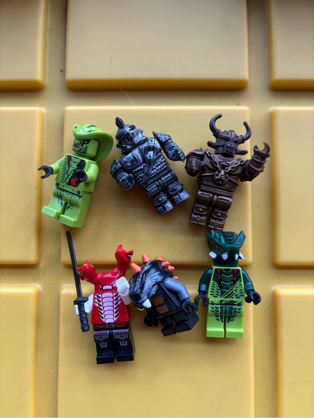 Lot of Lego Ninjago figurines